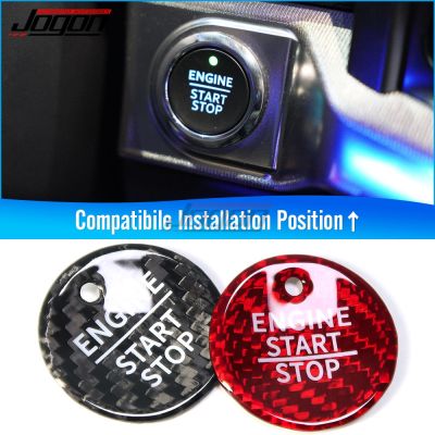 ♟❏卐 Engine Switch Button Cover Start Stop Push Button Decoration Trim For Ford F150 F-150 Raptor 2015 2016 2017-2020 Car Accessories