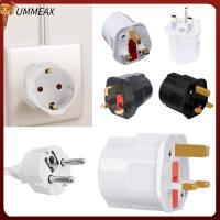 เครื่องแปลงไฟสำหรับเดินทาง UMMEAX 2 Pin อะแดปเตอร์ปลั๊กซ็อกเก็ตอียูสู่อังกฤษ250V 13A อะแดปเตอร์ปลั๊ก