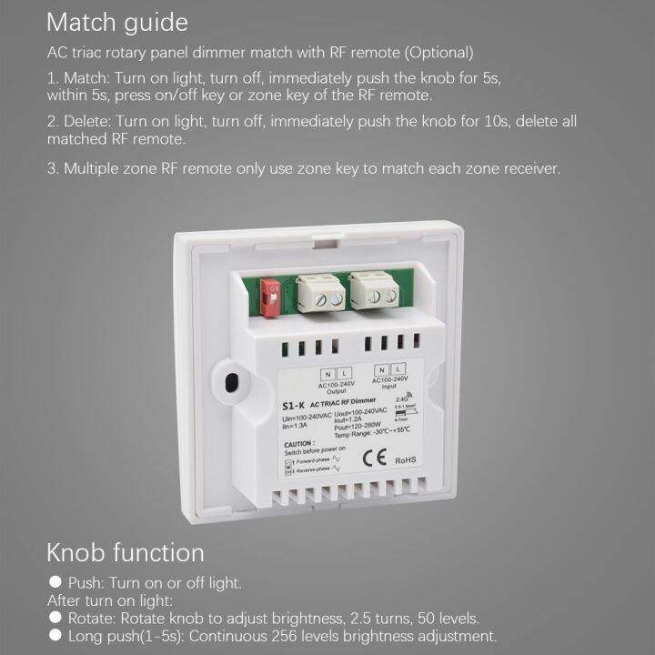 worth-buy-หม้อแปลงไฟฟ้าแรงสูง-s1-k-ไฟหรี่-triac-110v-240v-ac-อินพุต-ac-รางหน้าจอโทรศัพท์หมุน-triac-220v-หรี่สีขาว-ดำ