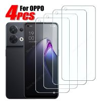 [CNIU digital accessories] 4ชิ้นกระจกนิรภัยสำหรับ OPPO Reno 8 7 Pro 5กรัม6 Z 4SE 5 Lite ป้องกันหน้าจอค้นหา X5 X3เต็มกาวป้องกัน