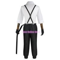 Anime Bungo Stray Dogs Atsushi Nakajima Cosplay Costumes Shirts Pants Set Uniform Halloween Christmas Party Clothes