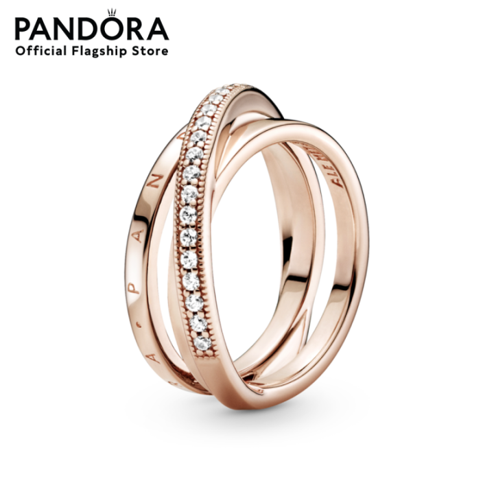 pandora-โลโก้-pandora-rose-ring-ล้าง-cubic-zirconia