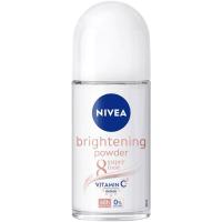 LeeMart โรลออน นีเวียร์ NIVEA 50ML Brightening Powder Roll-On นีเวีย โรลออน ลูกกลิ้ง นีเวียร์ สูตร ไบร์ทเทนนิ่ง พาวเดอร์ ขนาด 50 มล.