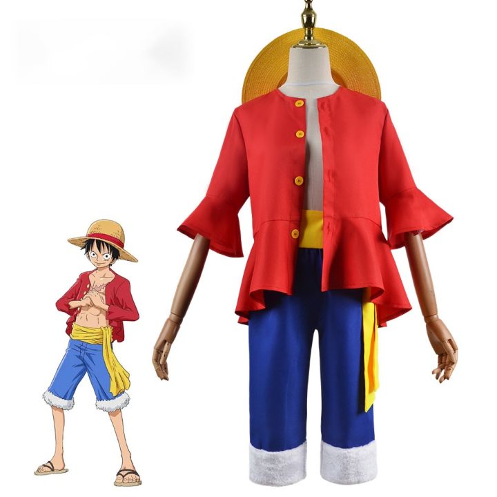 Monkey D. Luffy One Piece Anime Cosplay Costume | Lazada.vn