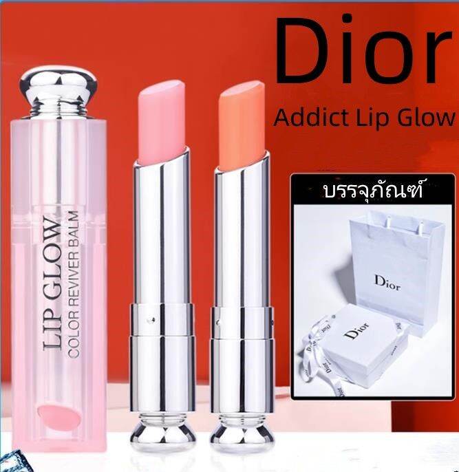 ลิปบาล์ม Dior Addict Lip Glow ของแท้ 100 ลิปบาล์มบำรุงริมฝีปาก ให้ความชุ่มชื้น ลิปดิออร์ ลิป 0640