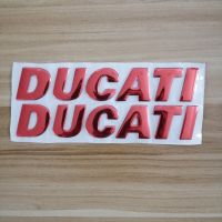 Emblems Stickers Decals 3D Red Reflective Motorcycle Logos for Ducati 1200 959A 848 EVO ABS 796 821 895