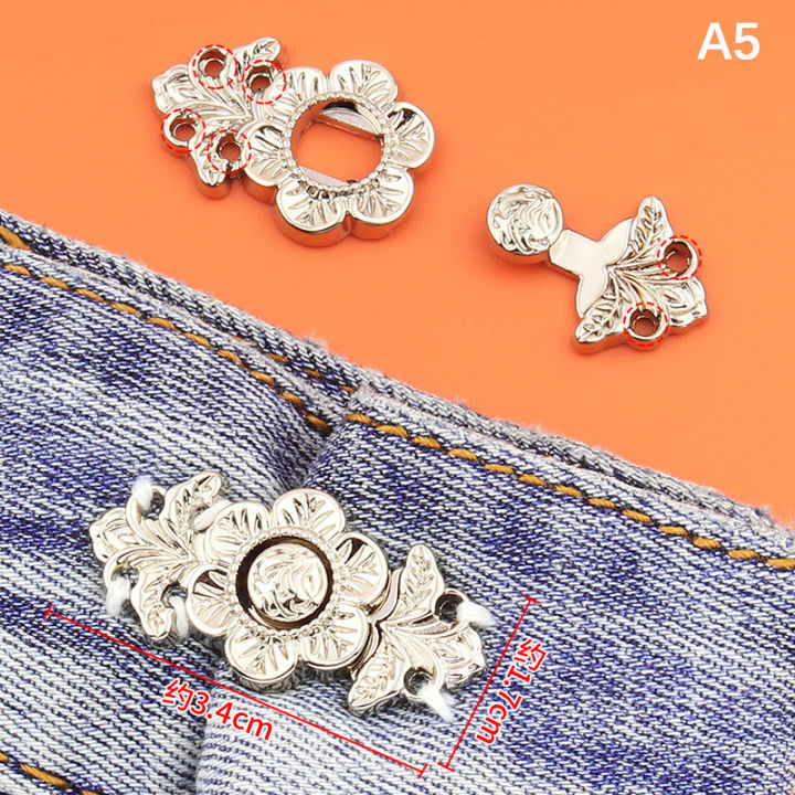 Jeans Waist Button Waist Tighten Clip Clothing Accessories Waist