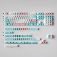 Gmk KEYCAP KEYCAP แบบ Qingse 171 KEYCAP ลายเชอร์รี่ความสูง PBT ปุ่มยิงคู่สำหรับเชอร์รี่สวิตช์ MX คีย์บอร์ดแบบกลไก RK61/GK61 /Anne Pro 2