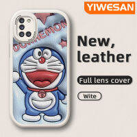 YIWESAN เคสซิลิโคน M31 M31 A31ปลอกสำหรับ Samsung,3D การ์ตูนโดราเอมอนน่ารักดีไซน์ใหม่เคสใส่โทรศัพท์หนังกันกระแทกเคสป้องกันฝาหลังอ่อนนุ่มรวมเลนส์กล้องทั้งหมด