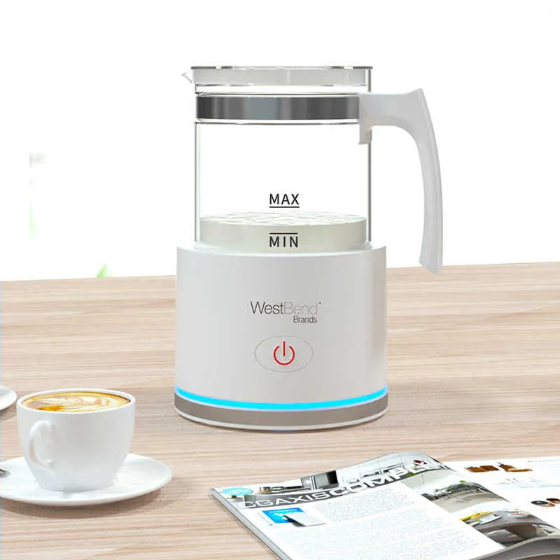 Electric Milk Foamer 220V Automatic Hot and Cold Milk Frother for