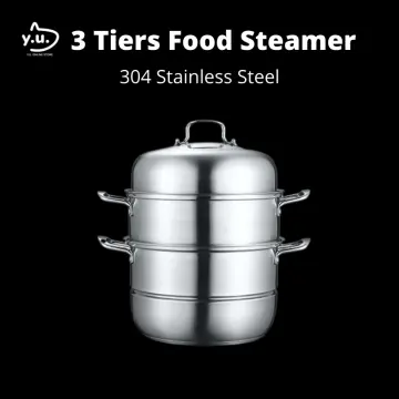 304 Stainless Steel Rice Cooker Steamer Basket Thickened High Quality  Deepened