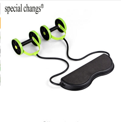 New Muscle Exercise Equipment Home Fitness Equipment Double Wheel Abdominal Power Wheel Ab Roller Gym Roller Trainer Training