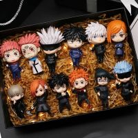 ของเล่นหุ่นฟิกเกอร์6ชิ้น/เซ็ตของ Jujutsu Kaisen ภาพอนิเมะ Gojo Satoru Yuji Itadori Fushiguro ของเล่น