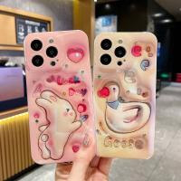 เพชรวิบวับบลูเรย์ใหม่3D เป็ดและกระต่ายน่ารักเคสโทรศัพท์มือถือ Huawei P40เคสโทรศัพท์มือถือ Mate40แบบรวมทุกอย่าง P30ความรุ่งโรจน์60/30/50ป้องกันการตก P20 Nova9ผู้หญิง/7/5/6/8