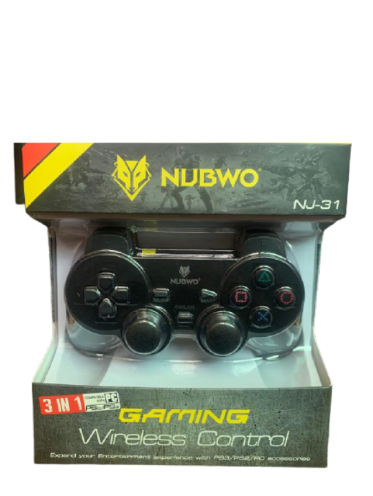 nubwo-nj-31-gaming-joy-controller-wireless-usb-จอยเกมมิ่งไร้สาย-สำหรับ-pc-ps2-ps3-สีดำ