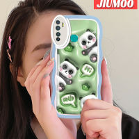 เคส JIUMOO สำหรับ Infinix เคส X655C 9 Pro ลายการ์ตูนน่ารัก3D แพนด้าดีไซน์ใหม่คอลอร์เวฟขอบกันกระแทกแบบใสนิ่มเคสมือถือโปร่งใสลายกล้องถ่ายรูปที่สร้างสรรค์เคสซิลิก้าเจลฝาครอบป้องกัน