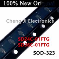 50PCS/Lot SD24C-01FTG、SD36C-01FTG SD36C SOD-323 New original bidirectional transient suppression diode