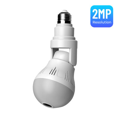 2MP Fisheye Wireless Panoramic 360 Wifi Camera light Bulb Panorama Night Vision Two way audio Home IP Security Lamp CCTV Camera