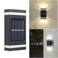 ♈ Solar Wall Lamp Outdoor Waterproof Solar Powered Light UP and Down Illuminate Home Garden Yard Decoration Outside Sunlights