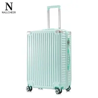 NALLCHEER vali du lịch Vali kéo du lịch khóa số an toàn vali kéo nhựa được（size 20 inch 24 inch 26 inch）