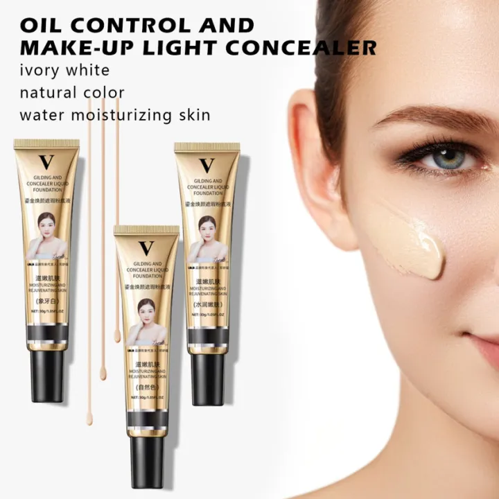 UBUB Gilding And Concealer Liquid Foundation 30g Oil Control Lasting