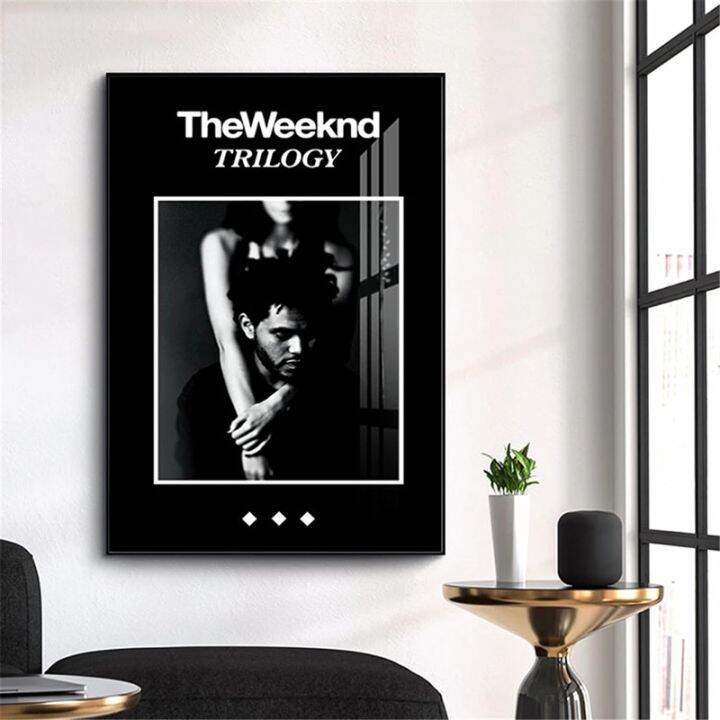 the-weeknd-trilogy-ภาพวาดผ้าใบเพลงอัลบั้ม-wall-art-modern-singer-โปสเตอร์พิมพ์-party-ภายใน-room-decor