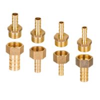 Brass Pipe Fitting 6mm 8mm 10mm 12mm 14mm 16mm 19mm Hose Barb Tail 1/2" BSP Male Female Connector Joint Copper Coupler Adapter Watering Systems Garden