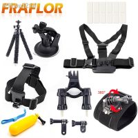 Adapter Chest /Wrist Strap Tripod Stick Mount Monopod for Gopro Hero 6 5 Session SJCAM SJ4 SJ6 4k Sport Camera Accessories Kit