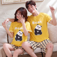 Couple Pajamas womens Sleep Top shorts Girl Man pyjama Home suit sleepware suit underwear pijama feminino pyjama pour femme new