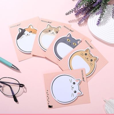 30 Sheets Kawaii Chubby Notes Memo Bookmarks N Planner Office Stationery Supply