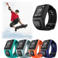 ☢○ Pasek do zegarków oryginalny kolorowy miękki z silikonu do wymiany paski na rękę dla TomTom Runner 2 3 Spark 3 GPS zegarek typu smartwatch