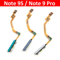 For Xiaomi Poco X3 NFC Redmi Note 9S Note 9 Pro Home Button Fingerprint Menu Return Key Sensor Fingerprint Scanner Flex Cable