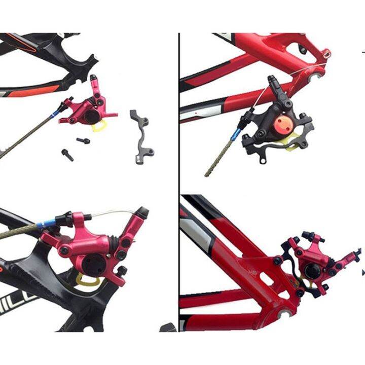 hb100-line-pulling-hydraulic-disc-brake-calipers-accessories-parts-component-for-m365-pro-1s-electric-scooter-rear-wheel-aluminum-alloy-brake