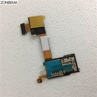 Zonbema สายไฟอ่อน Pcb ช่องการ์ดสล็อตบัตร Tf สำหรับ Sony Xperia M2 Aqua S50h S50t D2303 D2305 D2306เครื่องอ่านการ์ดเดียว