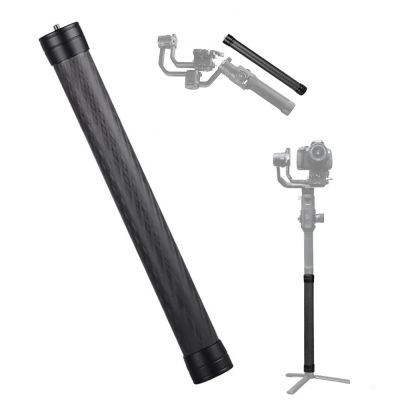 Professional Carbon Fiber Extension Monopod Pole for DJI Ronin RS3 Extendable Rod Handheld Stick Gimbal 1/4 Screw Tripod Mount