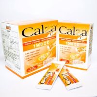 [&amp;gt;กล่อง 30 ซอง&amp;lt;] CALZA C 1500 MG แคลเซียม  บำรุงข้อ บำรุงกระดูก กินง่าย ท้องไม่ผูกรสส้ม(3/2/25)