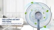 Quạt lửng Asia 3 cánh 55W GIAO MÀU NGẪU NHIÊN