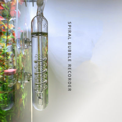 Aquapro Glass Spiral CO2 Diffuser พร้อม Bubble Counter สำหรับ Aquarium ปลูกถัง CO2อุปกรณ์เสริม