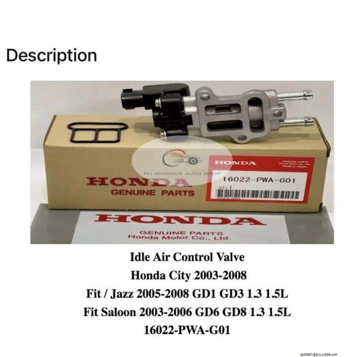 young old bad IACV Idle Air Control Valve Honda City Fit Jazz 16022PWA