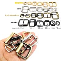 Metal High Quality Thickened Leather Hand Bag Backpack Shoe Strap Belt Web Adjust Roller Pin Buckle Clasp Rectangle Ring Repair Belts