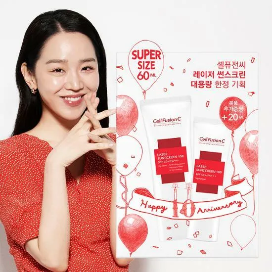 Cell Fusion C┃Laser Sunscreen 100 60ml+20ml [SPF50+/PA+++]┃SPECIAL SET
