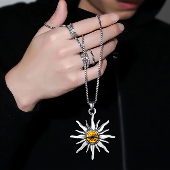 jdy6h-fashion-stainless-steel-sun-eye-pendant-necklace-punk-hip-hop-necklaces-for-men-stainless-steel-jewelry-party-anniversary-gif