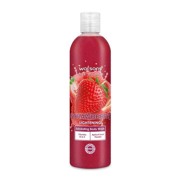 WATSONS Strawberry Exfoliating Body Wash 410g Lazada