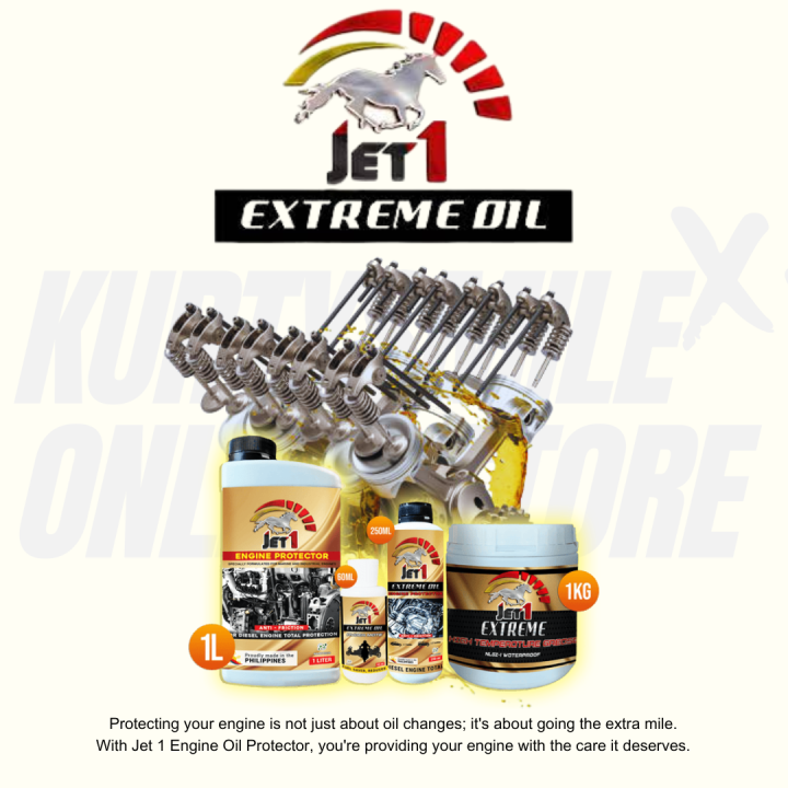 Jet 1 Extreme Oil Enhancer Engine Protector For Gas & Diesel Engine