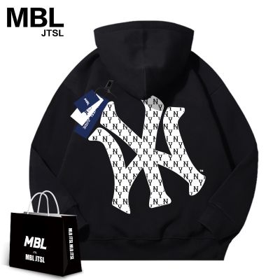 ◄✲✗ Mbl เสื้อกันหนาว มีฮู้ด ทรงหลวม สไตล์คู่รัก สตรีท ไฮสตรีท สําหรับผู้ชาย และผู้หญิง