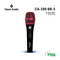 CLEAN AUDIO : CA-289-BR-3 Dynamic Microphone BLACK-RED