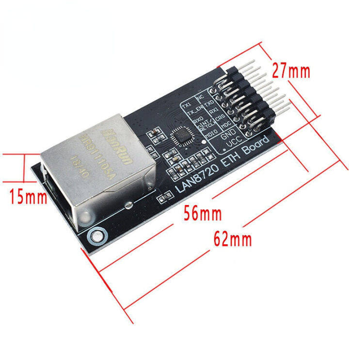 บอร์ดสำหรับ-arduino-พัฒนาส่วนติดต่อตัวรับส่งสัญญาณโมดูล-ethernet-เครือข่าย-lan8720