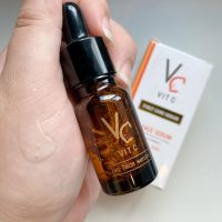 1 ขวด VIT C BIO FACE SERUM เซรั่มวิตซีน้องฉัตร เซรั่มวิตามินซี วิตามินซี เซรั่มบำรุงผิว ผลิตภัณฑ์ดูแลผิวหน้า ดูแลผิวหน้า ปริมาณ 10 มล.