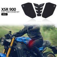 2022 2023สำหรับยามาฮ่า XSR900 XSR 900 Xsr900รถจักรยานยนต์ Tankpad ป้องกันการเสื้อกล้ามสลิปแทงค์แผ่นรองถังด้านข้างสติกเกอร์กันรอยแผ่นกันกระแทก