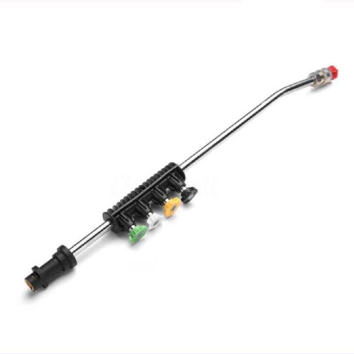 Car Washer Metal Water Sprayer Jet Lance with Quick 5 Nozzles Tips for